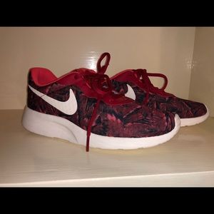 Woman’s Nike tennis shoes.